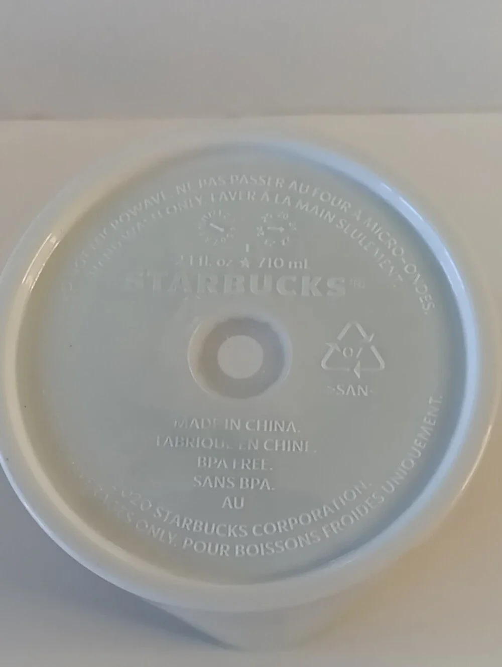 Starbucks 2020 Iridescent Rainbow Tumbler with Mint Accents 24oz